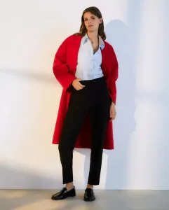 Полуузкие брюки с карманами Woman El Corte Inglés, черный