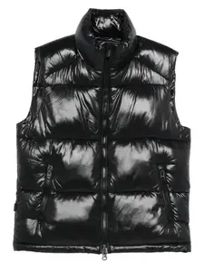 Стеганый жилет на молнии Save The Duck, черный