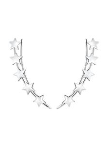 Alexander York Серьги-подвески в виде звезды из серебра 925 пробы, комплект из 2 штук