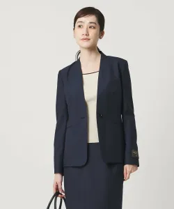 Куртка без лацканов Vitale Barberis Canonico 26SS United Arrows, цвет Navy