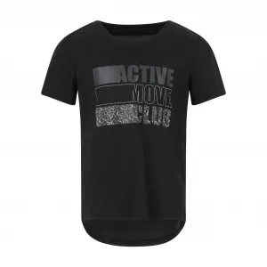 Функциональная рубашка ЗИГЗАГ «Джульетта» с технологией Quick Dry Zigzag, черный