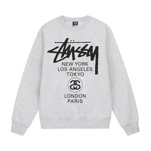Свитер Stussy World Tour Crew, Grey