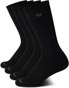 Женские носки Calvin Klein - спортивные носки с мягкой подошвой (4 пары), Black