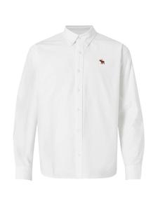 Abercrombie & Fitch Рубашка на пуговицах Comfort fit в белом цвете