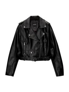 Куртка межсезонная Pull&Bear, черный