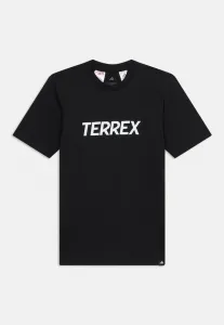 Футболка с логотипом, спортивная футболка унисекс Adidas Terrex, Black