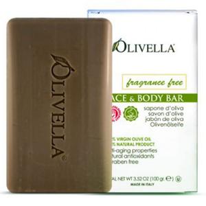 Olivella Неароматизированное мыло для лица и тела 3,52 унции (100 г)