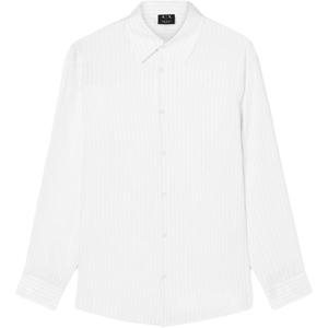 ARMANI EXCHANGE Рубашка мужская белая с лацканом Moderate Others