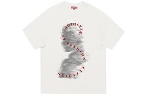 Футболка с короткими рукавами унисекс REXSHION, бежево-абрикосовая