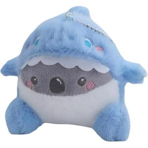 Очаровательный акулий плюшевый кулон высотой 12см ROUERXIONG