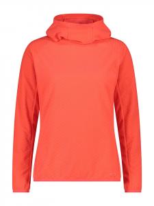 Флисовая толстовка оранжевого цвета CMP