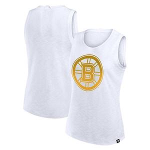 Женская белая майка Boston Bruins Activate Slub Fanatics