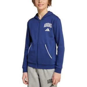 Детская куртка Adidas, темно-синий/белый