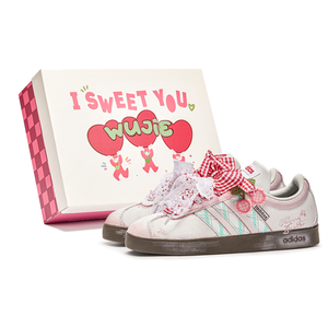 Adidas Кроссовки для скейтбординга WuJie, Box, розово-вишневого цвета с низкой амортизацией, унисекс, розово-коричневые