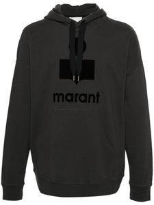 MARANT худи Miley с логотипом, серый