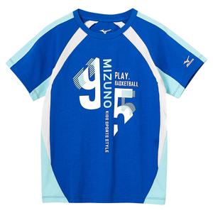 Футболка школьная Mizuno Синяя