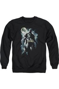 Толстовка Batman The Knight для взрослых с круглым вырезом Gildan, черный