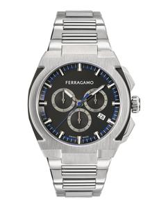 Часы Ferragamo Supreme Chrono Salvatore Ferragamo, цвет silver/stainless steel/black