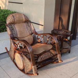 Fantasy Кресло-качалка из ротанга large coffee grinder с кофейным столиком со стеклом