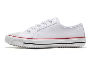 Женские белые кроссовки Feiyue с противоскользящей и износостойкой подошвой