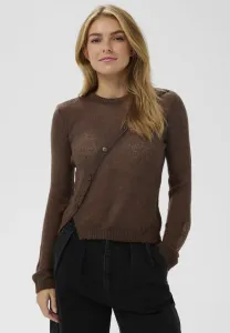 Асимметричный джемпер анелиша Saint Tropez, Chocolate Brown Melange