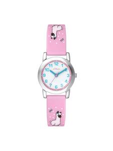 s.Oliver Яркие, красочные и стильные наручные часы розового цвета