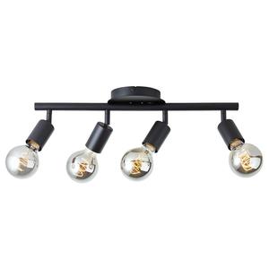 Потолочный светильник Brilliant Tiffany, железо - черное - количество языков пламени: 4