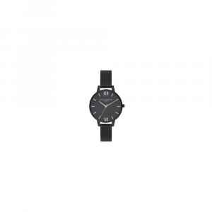 Черные стальные часы Olivia Burton