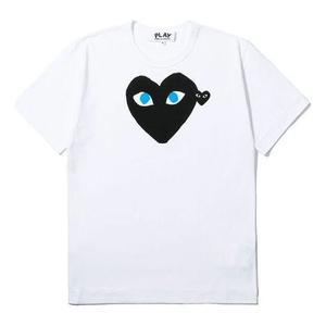 Футболка emblem heart t-shirt 'white' Comme Des Garcons Play, белый