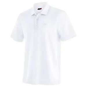 Поло с коротким рукавом Maier Sports Ulrich, белый