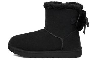 Угги женские UGG Classic Double Bow Mini, черный