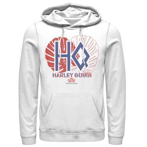 Мужская красно-синяя толстовка с логотипом The Suicide Squad Harley Quinn Licensed Character