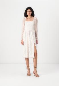 Повседневное платье VMSMILLA CALF SMOCK DRESS Vero Moda, белый