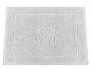 Коврик для ванной премиум-класса плотностью 650 г/м² № 01, белый коврик для ванной, коврик для душа из 100 % хлопка MatratzenLAB