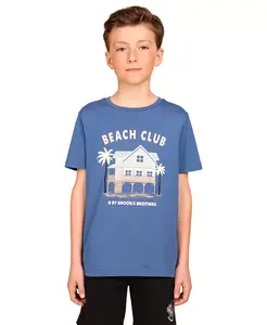Футболка с принтом Big Boys Beach Club B By Brooks Brothers