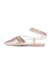 Сандалии с манжетой на щиколотке CHARLOTTEE Bronx, золотой