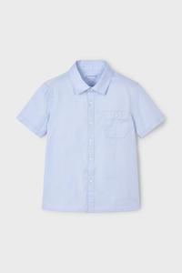 Детская хлопковая рубашка Mayoral, синий