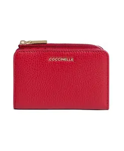 Металлический маленький кошелек Coccinelle, красный