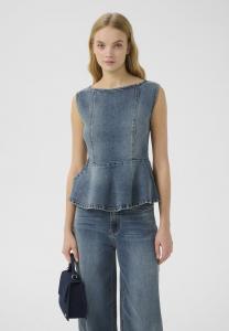 Топ Gestuz VIVA SL , Vintage Blue Denim/Blue Denim