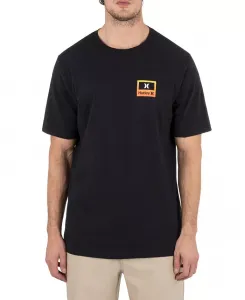 Мужская футболка с коротким рукавом Divide Hurley, черный