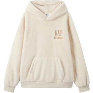 Свитшот с капюшоном Unisex GAP, бежевый