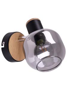 Näve Настенный светильник "FUMOSO" черного цвета - (Д)14 см x (Ш)10 см x (В)16 см