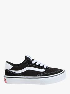 Детские кроссовки Brooklyn на шнуровке Vans, Black/White