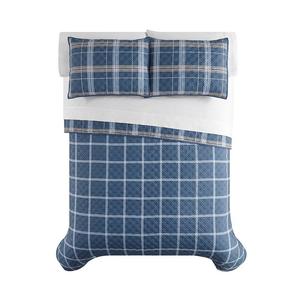 Комплект двусторонних одеял в клетку The Big One Deshawn, цвет Deshawn Navy Plaid