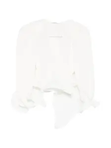 Блузка с V-образным вырезом Rowen Rose, белый