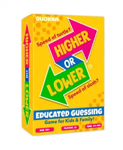 Настольная игра для детей - семейная карточная игра для детей и взрослых - больше или меньше | весёлые вопросы-угадайки | легко научиться | 2+ игрока Quokka, universal