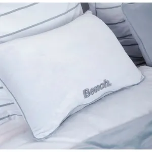 Декоративная подушка Скамья с наволочкой с двухсторонним рисунком и окантовкой по кругу Bench., Helllgrau + unifarben