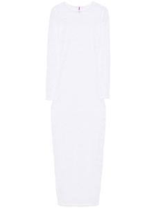 Платье миди из кружева Chantilly Maison Close, белый