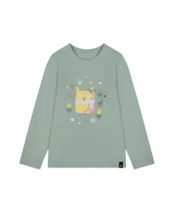 Детская футболка из органического хлопка. Deux Par Deux, зеленый