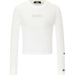 KARL LAGERFELD / Karl Lagerfeld Jeans Толстовка KARL LAGERFELD женская белая